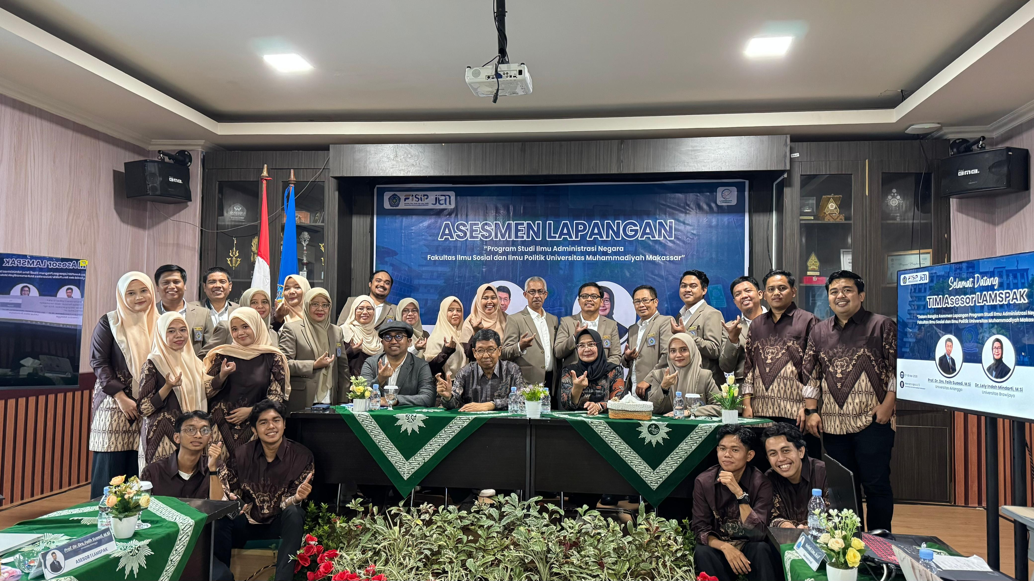 Prodi S1 Administrasi Negara FISIP Unismuh Raih Akreditasi Unggul LAMSPAK